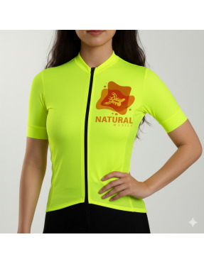 MUJER JERSEY MANGA CORTA NATURAL MUISK FLUOR