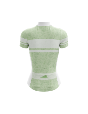 MUJER JERSEY MANGA CORTA NATURAL HOJAS BOSQUE