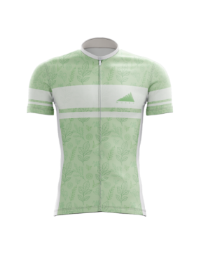 MUJER JERSEY MANGA CORTA NATURAL HOJAS BOSQUE