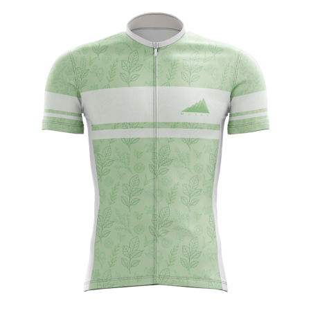 MUJER JERSEY MANGA CORTA NATURAL HOJAS BOSQUE