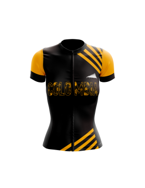 MUJER JERSEY MANGA CORTA COLOMBIA ORO