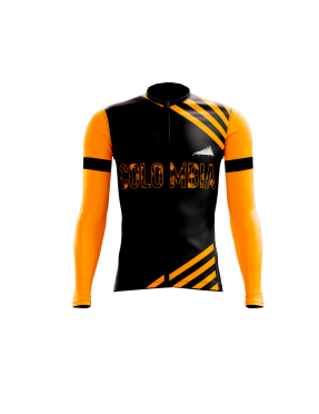HOMBRE JERSEY MANGA LARGA COLOMBIA ORO