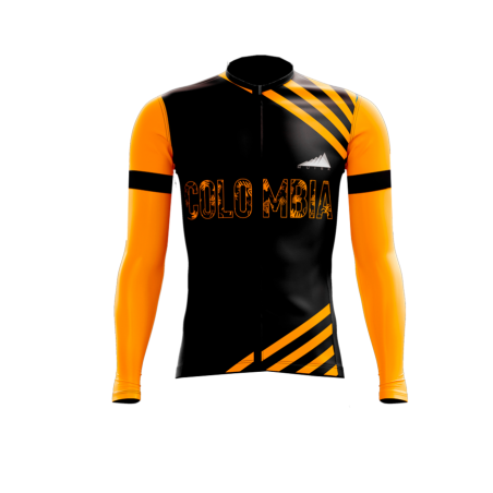 HOMBRE JERSEY MANGA LARGA COLOMBIA ORO