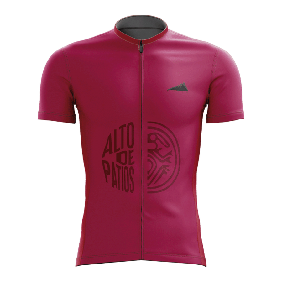 MUJER JERSEY MANGA CORTA PATIOS FUCSIA