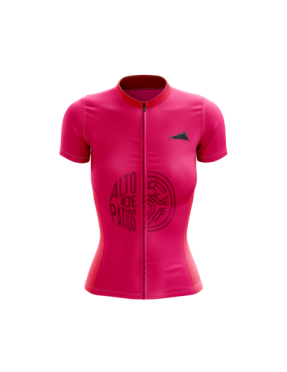 MUJER JERSEY MANGA CORTA PATIOS FUCSIA