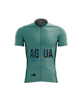 MUJER JERSEY MANGA CORTA AZUL AGUA