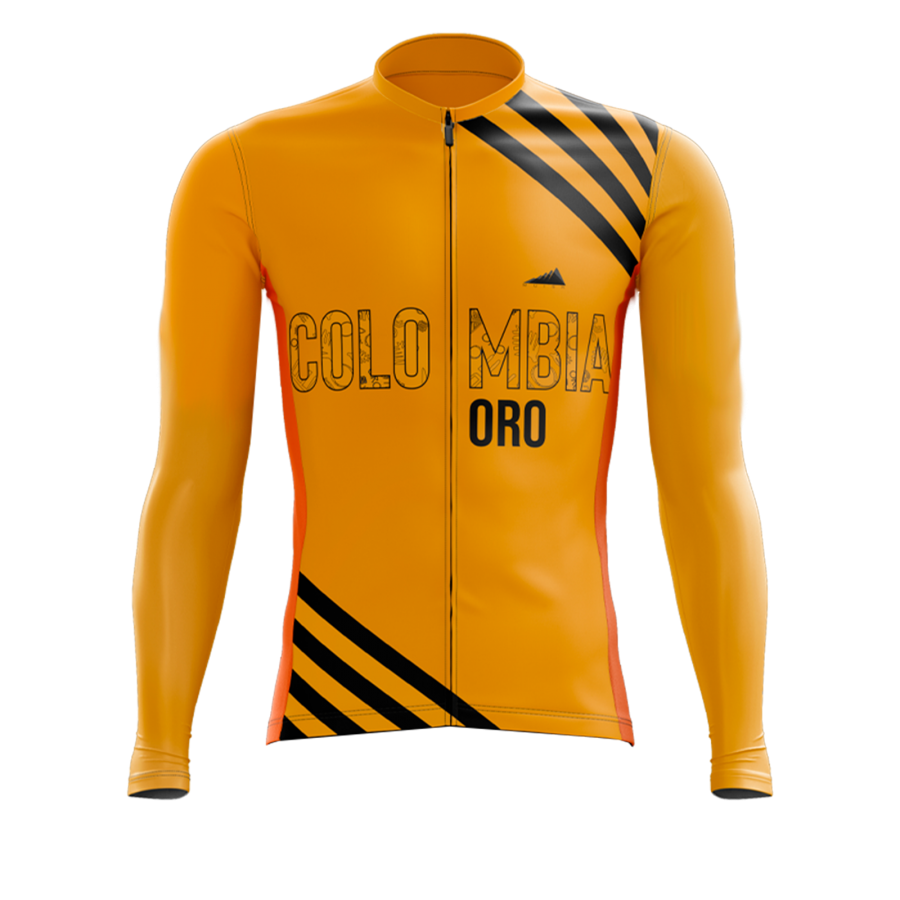HOMBRE JERSEY MANGA LARGA ORO MOSTAZA
