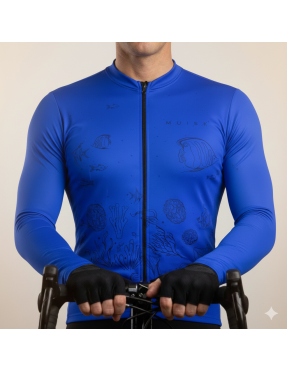HOMBRE JERSEY MANGA LARGA OCEANO