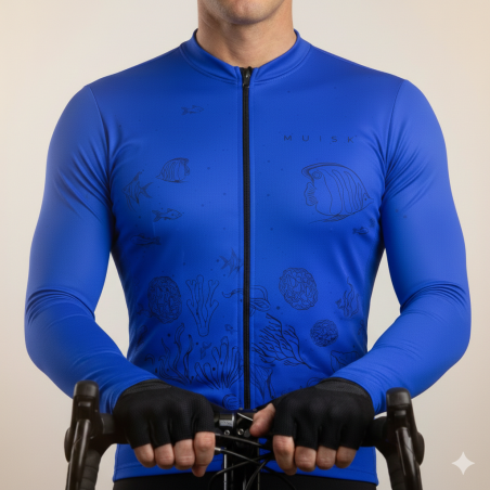 HOMBRE JERSEY MANGA LARGA OCEANO