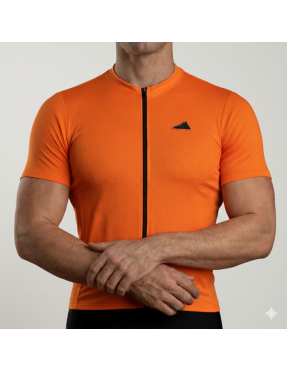 HOMBRE JERSEY MANGA CORTA NARANJA