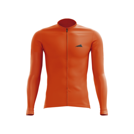 MUJER JERSEY MANGA LARGA NARANJA