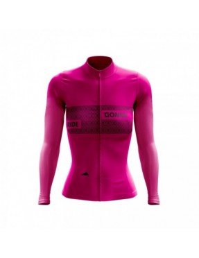 HOMBRE JERSEY MANGA LARGA COLECCION MORADO