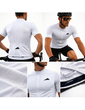 HOMBRE JERSEY MANGA CORTA CONFORT BLANCO