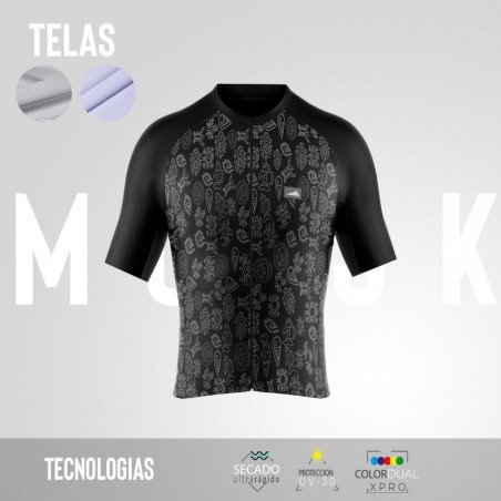 HOMBRE JERSEY MANGA CORTA PRO PRECOLOMBINO GRIS