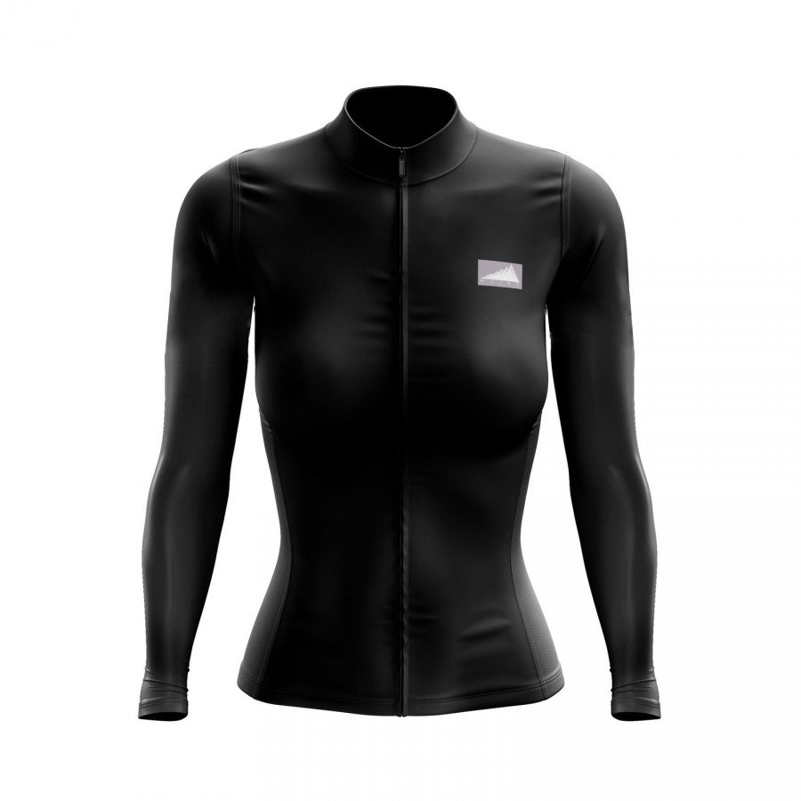 HOMBRE JERSEY MANGA LARGA CONFORT NEGRO