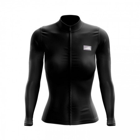 HOMBRE JERSEY MANGA LARGA CONFORT NEGRO