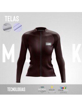 HOMBRE JERSEY MANGA LARGA CONFORT PUNTOS VINO