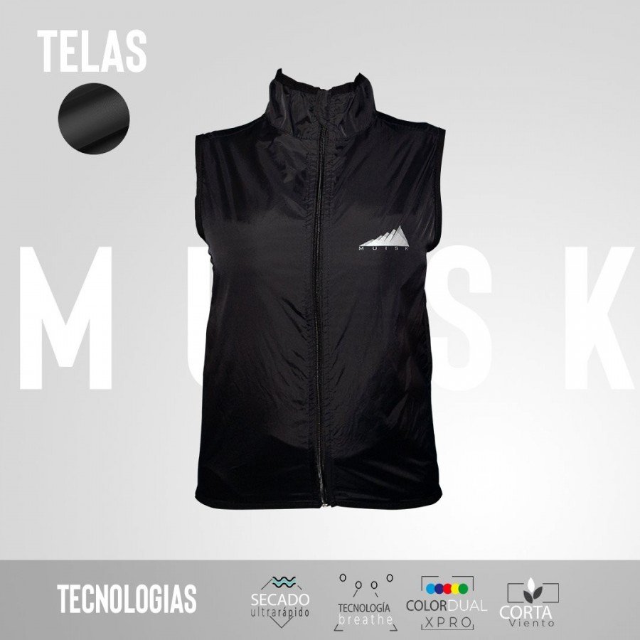 UNISEX CHALECO NEGRO