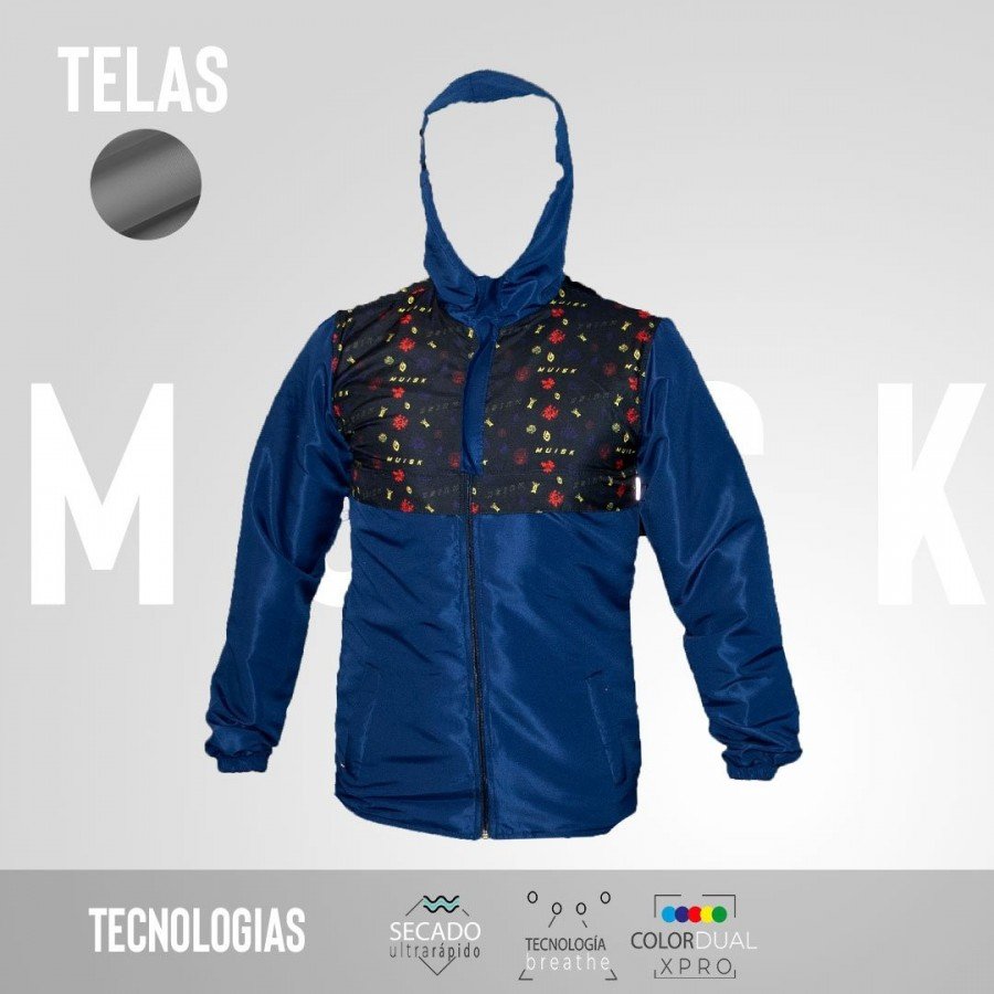 UNISEX CHAQUETA XIU AZUL