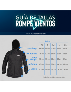 UNISEX CHAQUETA NEGRO