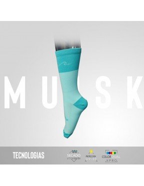 UNISEX MEDIAS VERDE AZUL