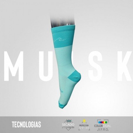 UNISEX MEDIAS VERDE AZUL